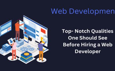 Top-Notch Qualities One Should See Before Hiring a Web Developer